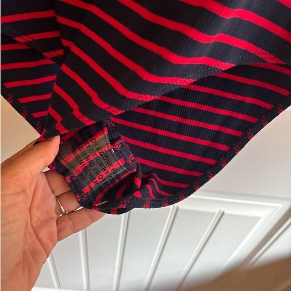 Gilli Nautical Blue and Red Striped Bodysuit - Picture 5 of 9